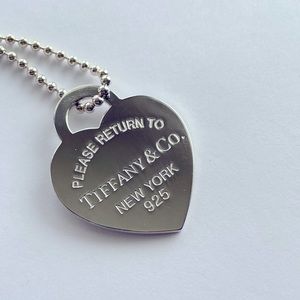 Tiffany & Co. Ultra (XXL) Rare RTT Heart Tag Necklace